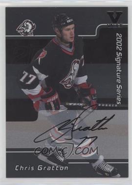 2001-02 In the Game Be A Player Signature Series - [Base] - Autographs ITG Vault Black #LCG - Chris Gratton