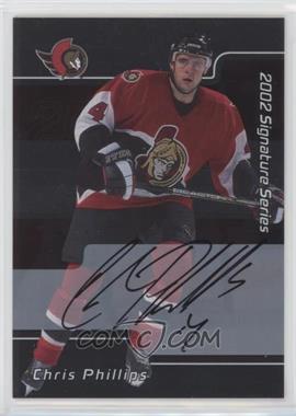 2001-02 In the Game Be A Player Signature Series - [Base] - Autographs #007 - Chris Phillips
