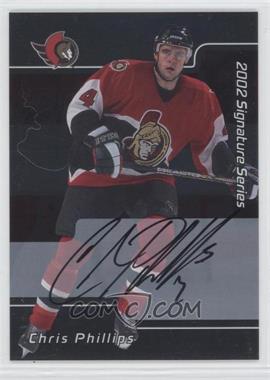 2001-02 In the Game Be A Player Signature Series - [Base] - Autographs #007 - Chris Phillips