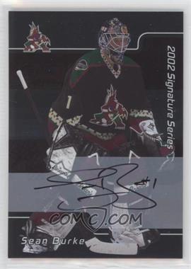 2001-02 In the Game Be A Player Signature Series - [Base] - Autographs #022 - Sean Burke