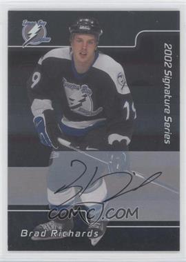 2001-02 In the Game Be A Player Signature Series - [Base] - Autographs #026 - Brad Richards