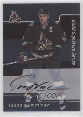 2001-02 In the Game Be A Player Signature Series - [Base] - Autographs #110 - Teppo Numminen