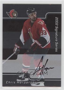 2001-02 In the Game Be A Player Signature Series - [Base] - Autographs #119 - Chris Herperger