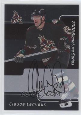 2001-02 In the Game Be A Player Signature Series - [Base] - Autographs #121 - Claude Lemieux [Noted]