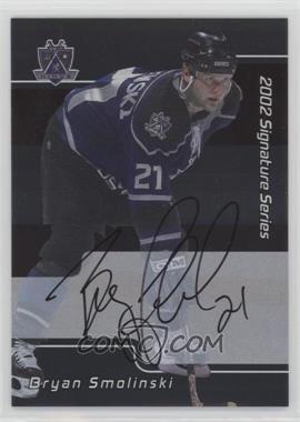 2001-02 In the Game Be A Player Signature Series - [Base] - Autographs #134 - Bryan Smolinski