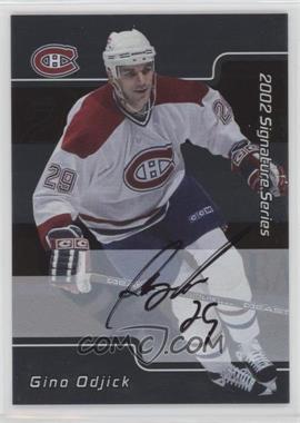 2001-02 In the Game Be A Player Signature Series - [Base] - Autographs #137 - Gino Odjick