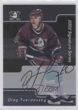 2001-02 In the Game Be A Player Signature Series - [Base] - Autographs #148 - Oleg Tverdovsky