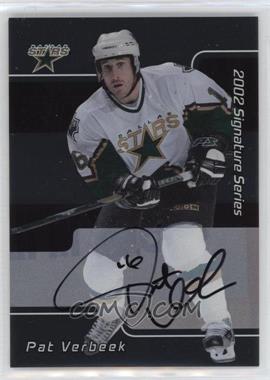 2001-02 In the Game Be A Player Signature Series - [Base] - Autographs #155 - Pat Verbeek