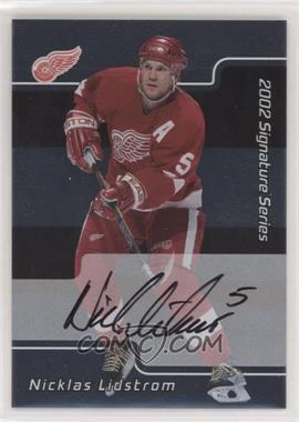 2001-02 In the Game Be A Player Signature Series - [Base] - Autographs #156 - Nicklas Lidstrom