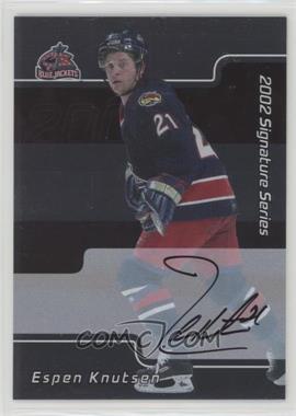 2001-02 In the Game Be A Player Signature Series - [Base] - Autographs #181 - Espen Knutsen