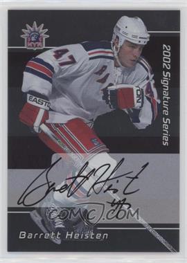 2001-02 In the Game Be A Player Signature Series - [Base] - Autographs #218 - Barrett Heisten