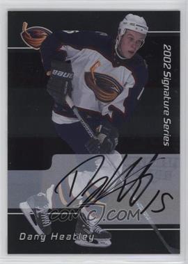 2001-02 In the Game Be A Player Signature Series - [Base] - Autographs #226 - Dany Heatley [VG EX]