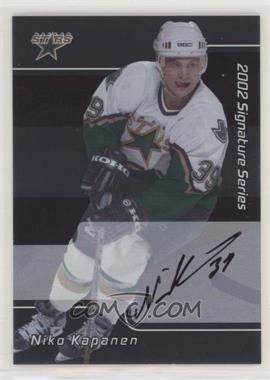 2001-02 In the Game Be A Player Signature Series - [Base] - Autographs #232 - Niko Kapanen [EX to NM]