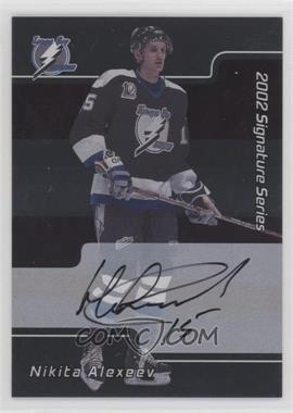 2001-02 In the Game Be A Player Signature Series - [Base] - Autographs #248 - Nikita Alexeev