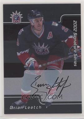 2001-02 In the Game Be A Player Signature Series - [Base] - Autographs #LBL - Brian Leetch