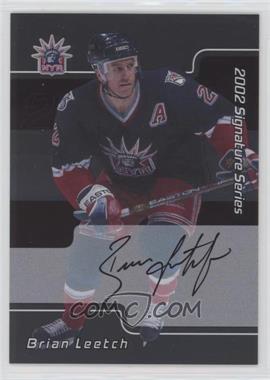 2001-02 In the Game Be A Player Signature Series - [Base] - Autographs #LBL - Brian Leetch
