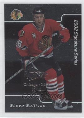2001-02 In the Game Be A Player Signature Series - [Base] - Chicago SportsFest #083 - Steve Sullivan /10