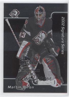 2001-02 In the Game Be A Player Signature Series - [Base] - Chicago SportsFest #150 - Martin Biron /10