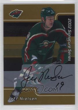 2001-02 In the Game Be A Player Signature Series - [Base] - Gold Autographs #091 - Jeff Nielsen