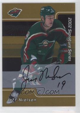 2001-02 In the Game Be A Player Signature Series - [Base] - Gold Autographs #091 - Jeff Nielsen