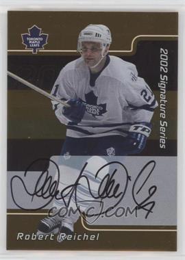 2001-02 In the Game Be A Player Signature Series - [Base] - Gold Autographs #112 - Robert Reichel