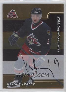 2001-02 In the Game Be A Player Signature Series - [Base] - Gold Autographs #131 - David Vyborny
