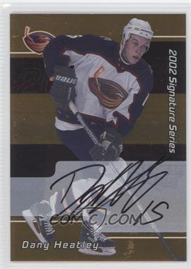 2001-02 In the Game Be A Player Signature Series - [Base] - Gold Autographs #226 - Dany Heatley