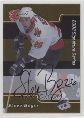 2001-02 In the Game Be A Player Signature Series - [Base] - Gold Autographs #228 - Steve Begin