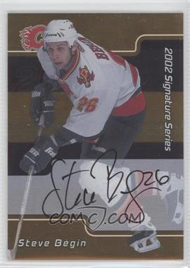 2001-02 In the Game Be A Player Signature Series - [Base] - Gold Autographs #228 - Steve Begin