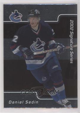 2001-02 In the Game Be A Player Signature Series - [Base] #051 - Daniel Sedin