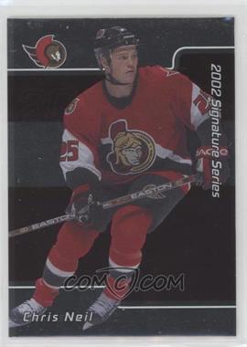 2001-02 In the Game Be A Player Signature Series - [Base] #219 - Chris Neil