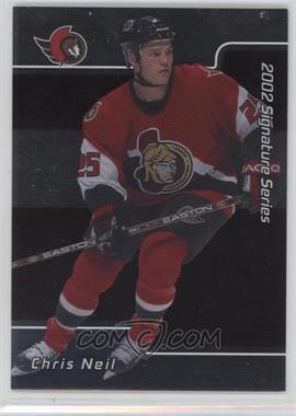 2001-02 In the Game Be A Player Signature Series - [Base] #219 - Chris Neil