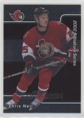 2001-02 In the Game Be A Player Signature Series - [Base] #219 - Chris Neil