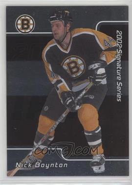 2001-02 In the Game Be A Player Signature Series - [Base] #227 - Nick Boynton