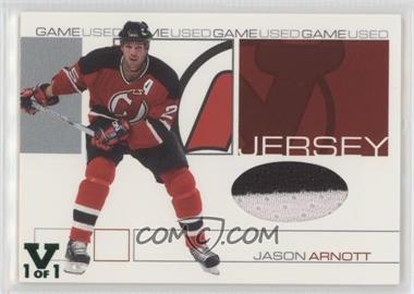 2001-02 In the Game Be A Player Signature Series - Game-Used Jersey - 2016 ITG Final Vault Emerald #GJ-36 - Jason Arnott /1