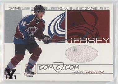 2001-02 In the Game Be A Player Signature Series - Game-Used Jersey - ITG Vault Black #GJ-14 - Alex Tanguay /1