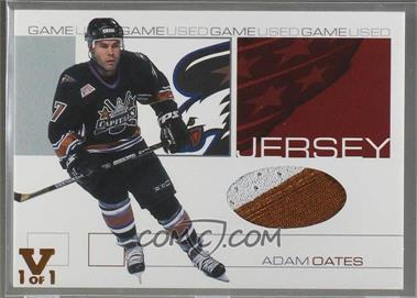 2001-02 In the Game Be A Player Signature Series - Game-Used Jersey - ITG Vault Copper #GJ-65 - Adam Oates /1 [Noted]