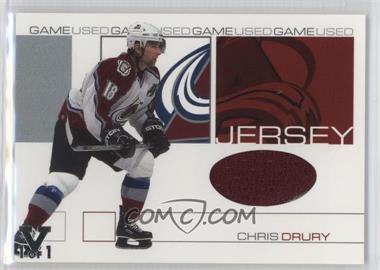 2001-02 In the Game Be A Player Signature Series - Game-Used Jersey - ITG Vault Silver #GJ-18 - Chris Drury /1