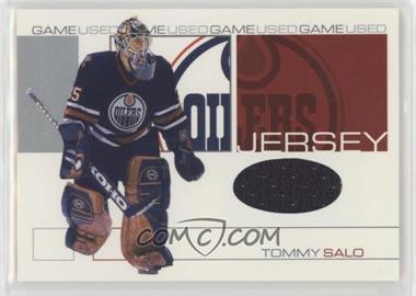 2001-02 In the Game Be A Player Signature Series - Game-Used Jersey #GJ-88 - Tommy Salo /60