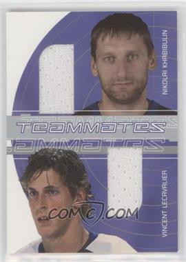 2001-02 In the Game Be A Player Signature Series - Teammates Jerseys #TM-27 - Nikolai Khabibulin, Vincent Lecavalier