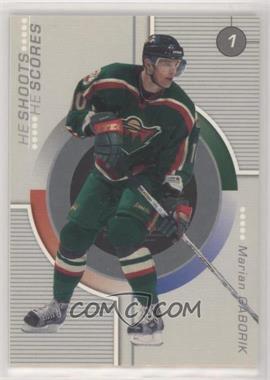 2001-02 In the Game Be A Player Update - He Shoots He Scores Redemptions #_MAGA - Marian Gaborik