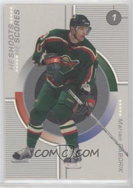 2001-02 In the Game Be A Player Update - He Shoots He Scores Redemptions #_MAGA - Marian Gaborik