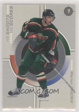 2001-02 In the Game Be A Player Update - He Shoots He Scores Redemptions #_MAGA - Marian Gaborik