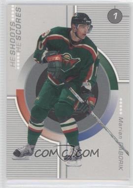 2001-02 In the Game Be A Player Update - He Shoots He Scores Redemptions #_MAGA - Marian Gaborik