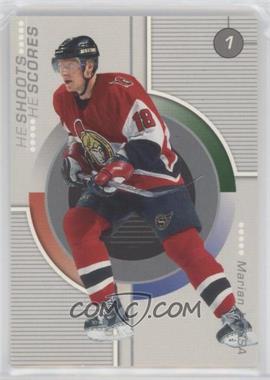 2001-02 In the Game Be A Player Update - He Shoots He Scores Redemptions #_MAHO - Marian Hossa