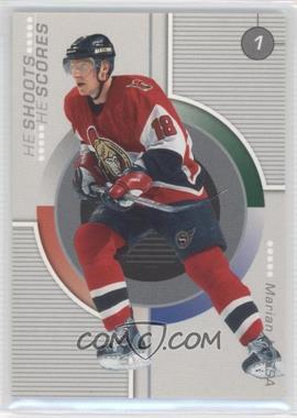 2001-02 In the Game Be A Player Update - He Shoots He Scores Redemptions #_MAHO - Marian Hossa