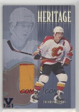 2001-02 In the Game Be A Player Update - Heritage Jerseys - ITG Vault Sapphire #H-16 - Theoren Fleury /1
