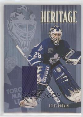 2001-02 In the Game Be A Player Update - Heritage Jerseys #H-03 - Felix Potvin /90