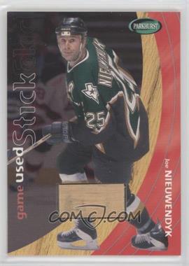 2001-02 In the Game Parkhurst - Game Used Stick #PS-69 - Joe Nieuwendyk