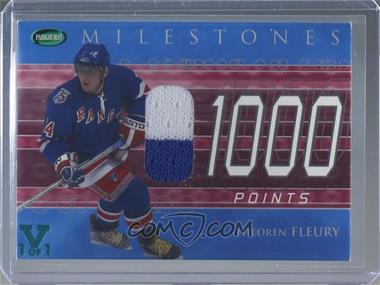 2001-02 In the Game Parkhurst - Milestones - ITG Vault Green #M-50 - Theoren Fleury /1